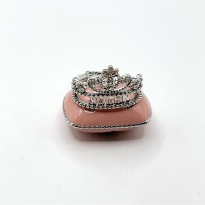 Juicy Couture pink royal pillow charm